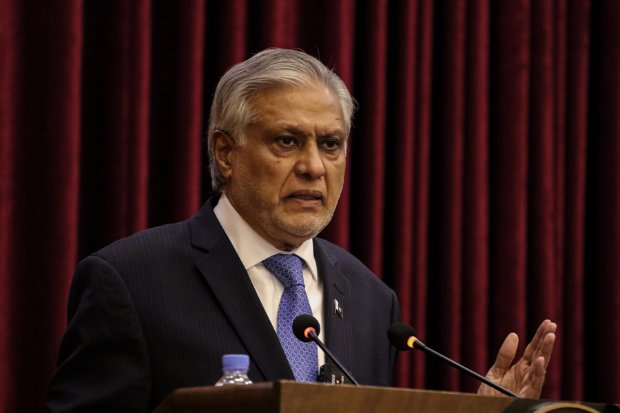Fotografía de archive de EFE del ministro de Exteriores de Pakistán, Ishaq Dar.