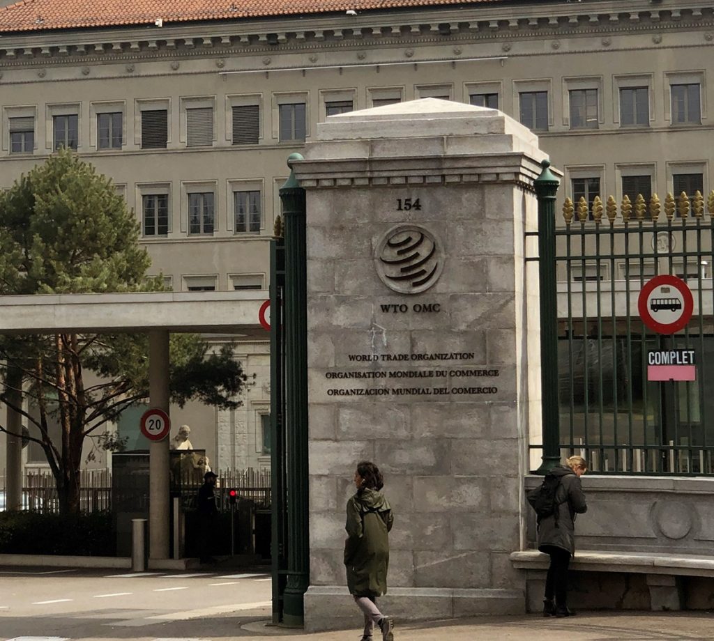 La sede de la Organización Mundial del Comercio (OMC) en Ginebra. (Fotografía de archivo de Antonio Broto de la agencia EFE)