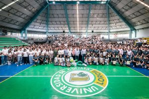 El evento en homenaje a la maestra Ramona Carbajal se realizó en el Polideportivo del Campus Villa de Álvarez. (Foto de la Dirección General de Prensa de la UdeC)