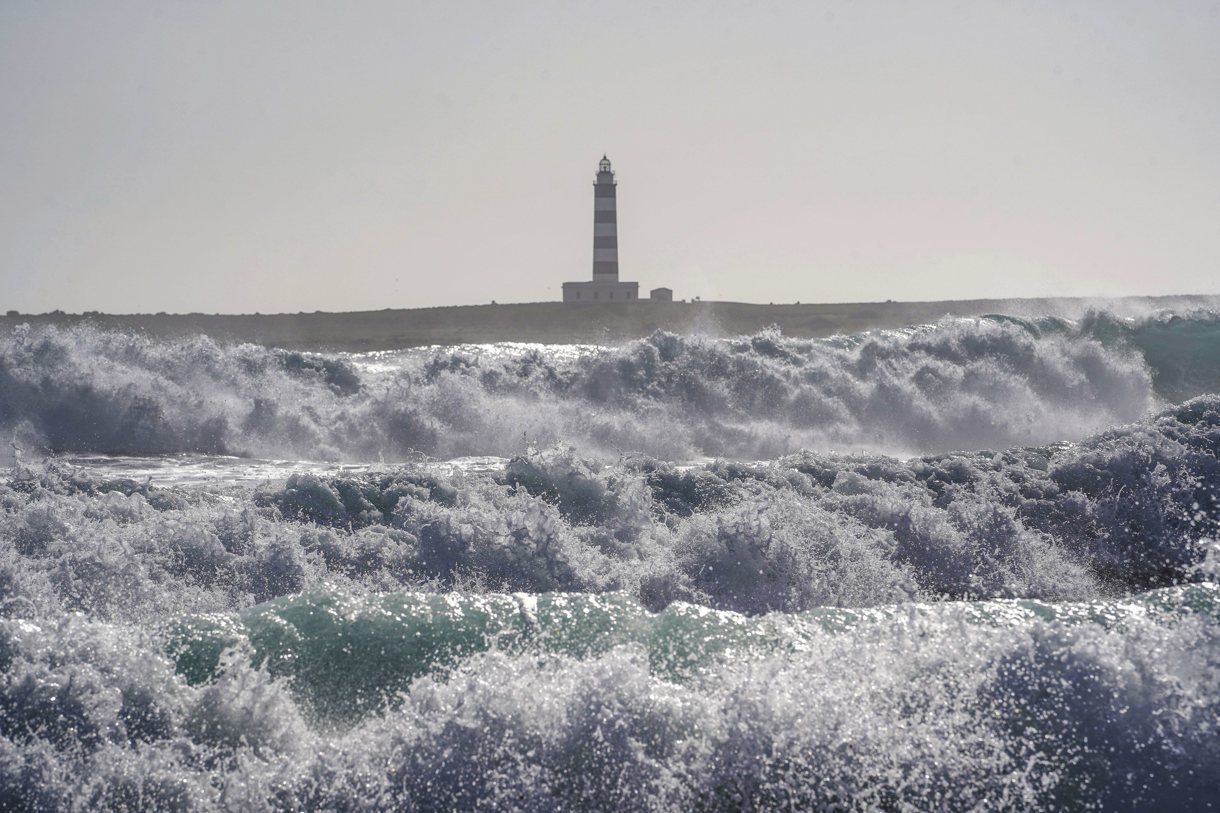 Vista del estado del mar. (Fotografía de archivo de David Arquimbau Sintes de la agencia EFE)