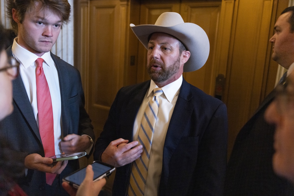 El nuevo secretario de Seguridad de EUA, Markwayne Mullin. (Foto de Shawn Thew de la agencia EFE)