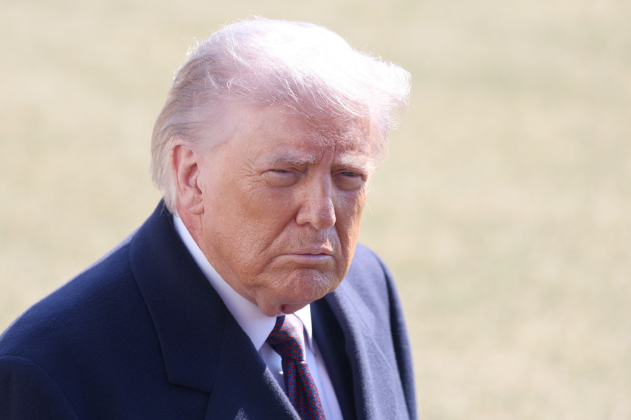 Foto de EFE del presidente Donald Triump,